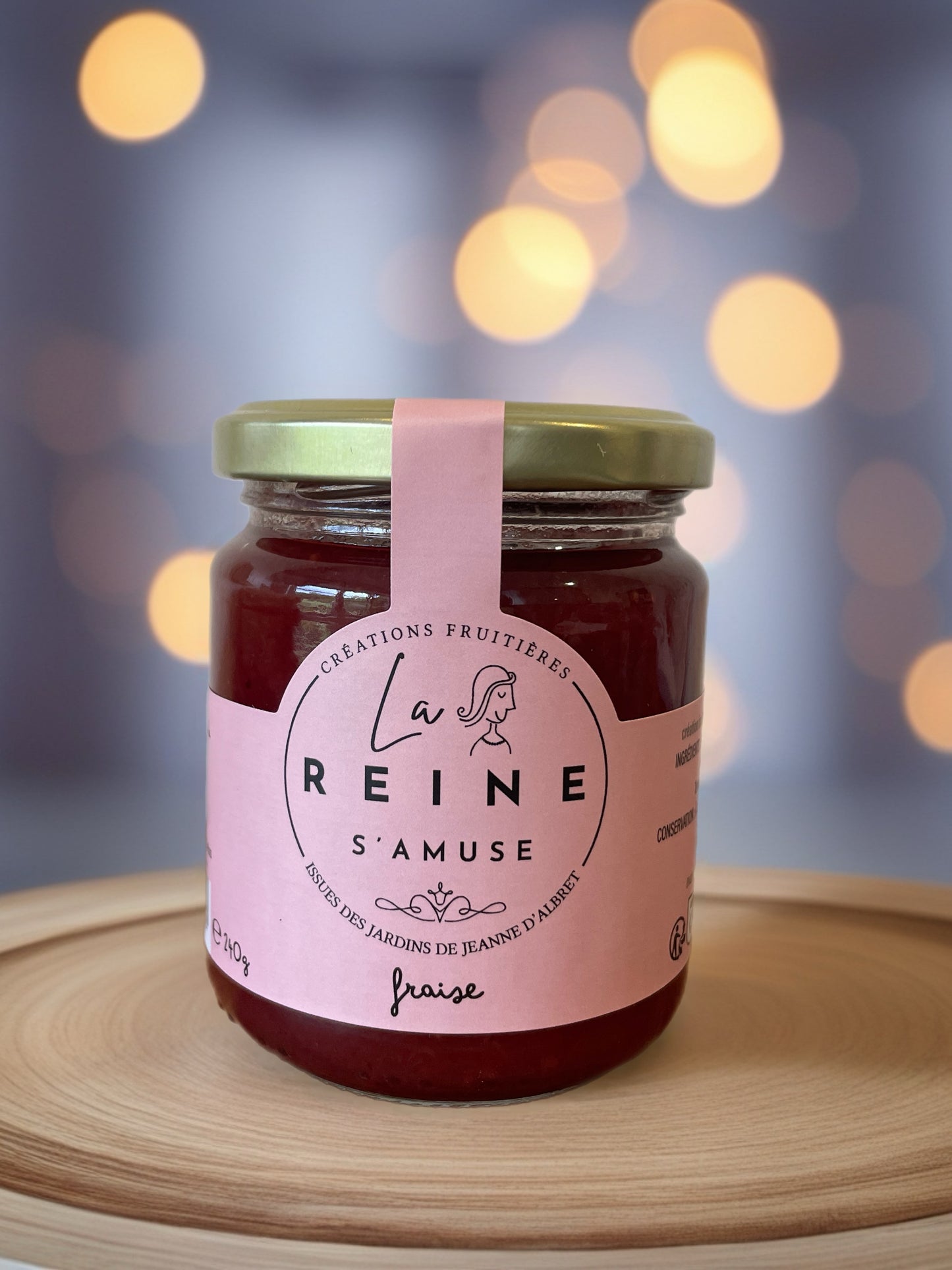 Confiture de fraises artisanale 240g