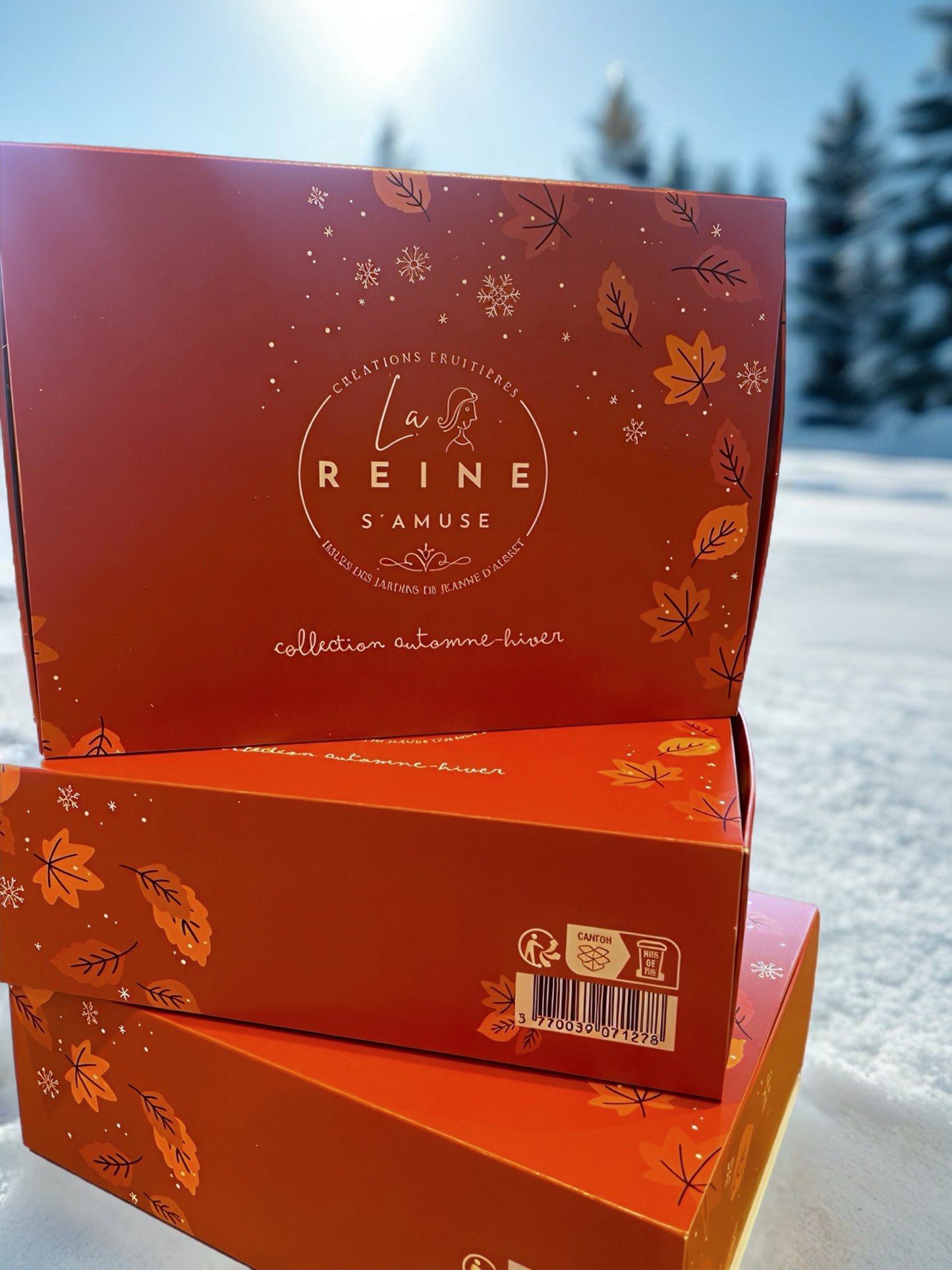 Coffret miniatures confitures et petites cuillères de dégustation - collection automne-hiver