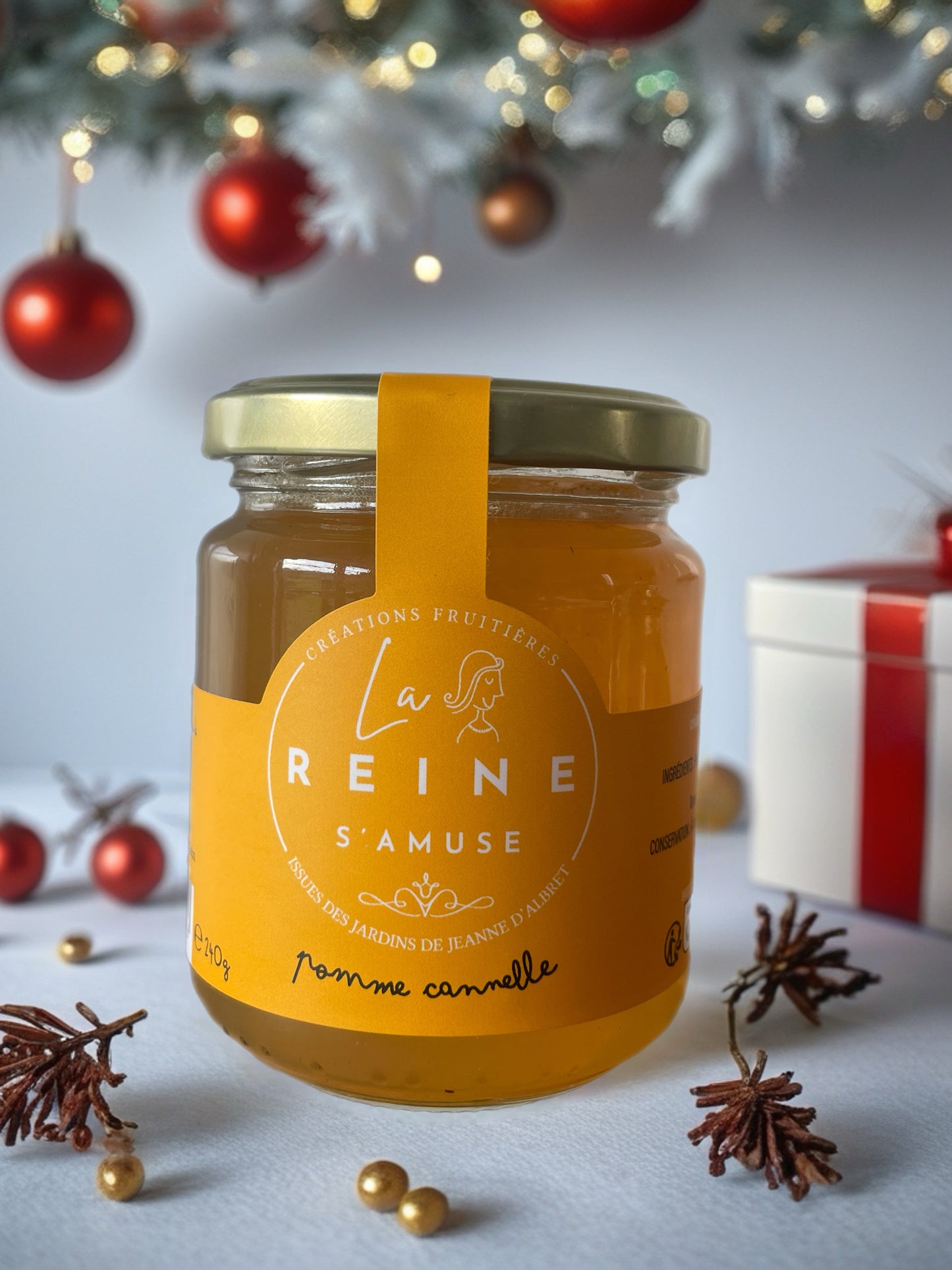 Gelée de pommes à la cannelle 240g